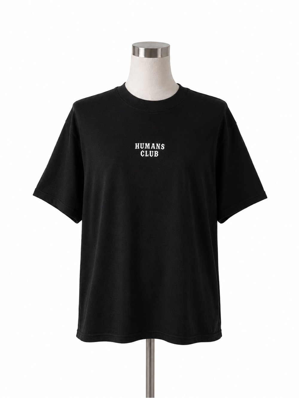 Humans Club Black Short-Sleeve Tee for Men